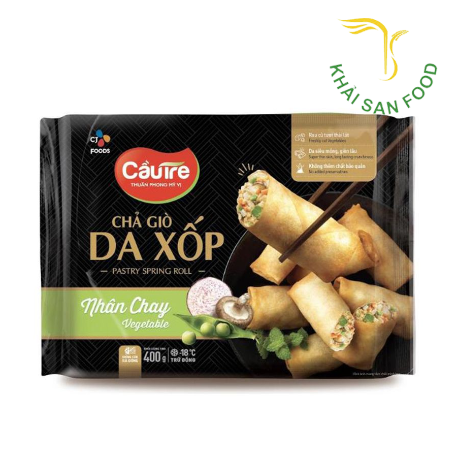 Chả Giò Da Xốp Nhân Chay 400g
