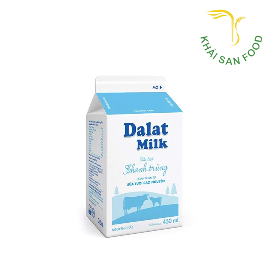 Sữa Tươi Thanh Trùng 450Ml Đà Lạt Milk