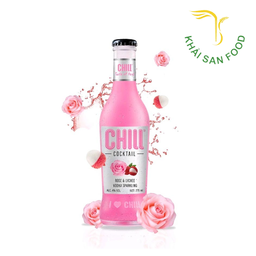 Chill Cocktail Original Rose & Lychee Vodka 275Ml