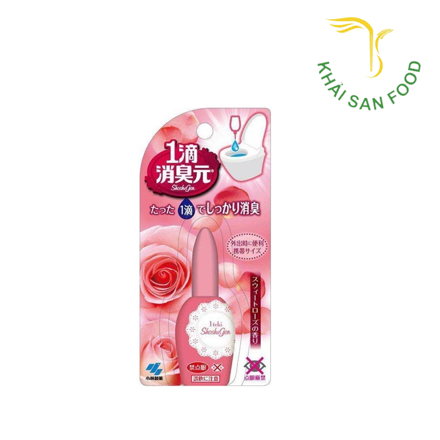 Nước Hoa Bồn Cầu Hương Hoa Hồng Kobayashi 20ml