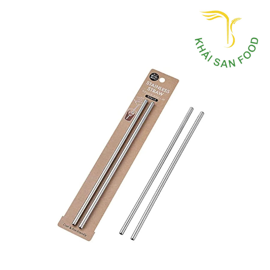 Ống Hút Inox 2 Cái Bảo Vệ Môi Trường