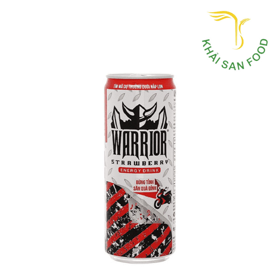 Nước Tăng Lực Vị Warrior Dâu Lon