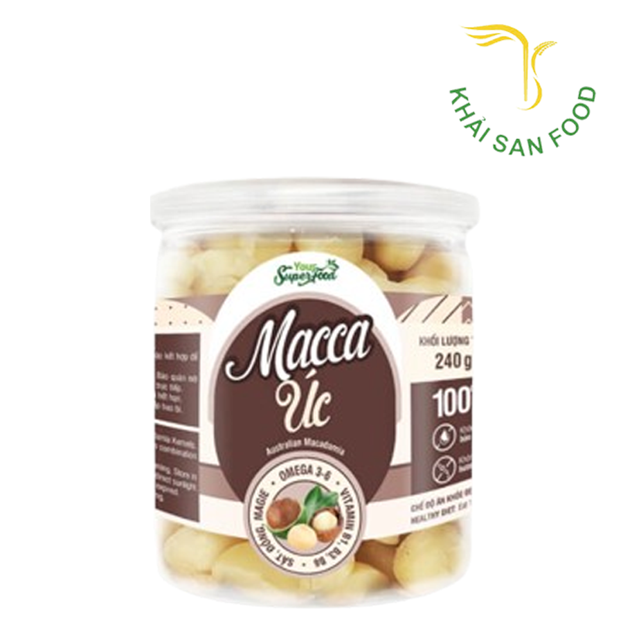 Hạt Macca Nhân Úc Hộp 240g