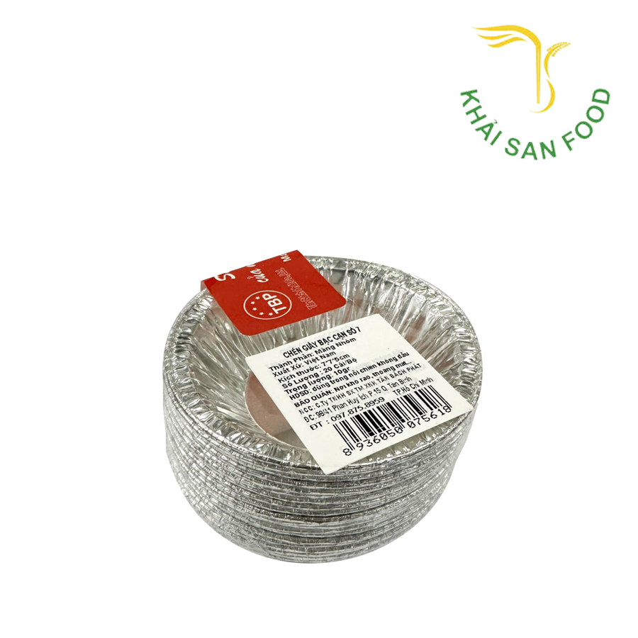 Chén Giấy Bạc Cạn Số 7-TBP20