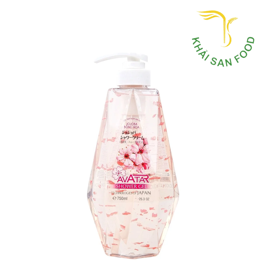 Sữa Tắm Thơm Mịn Da Jojoba Bông Hoa Avatar 750ml