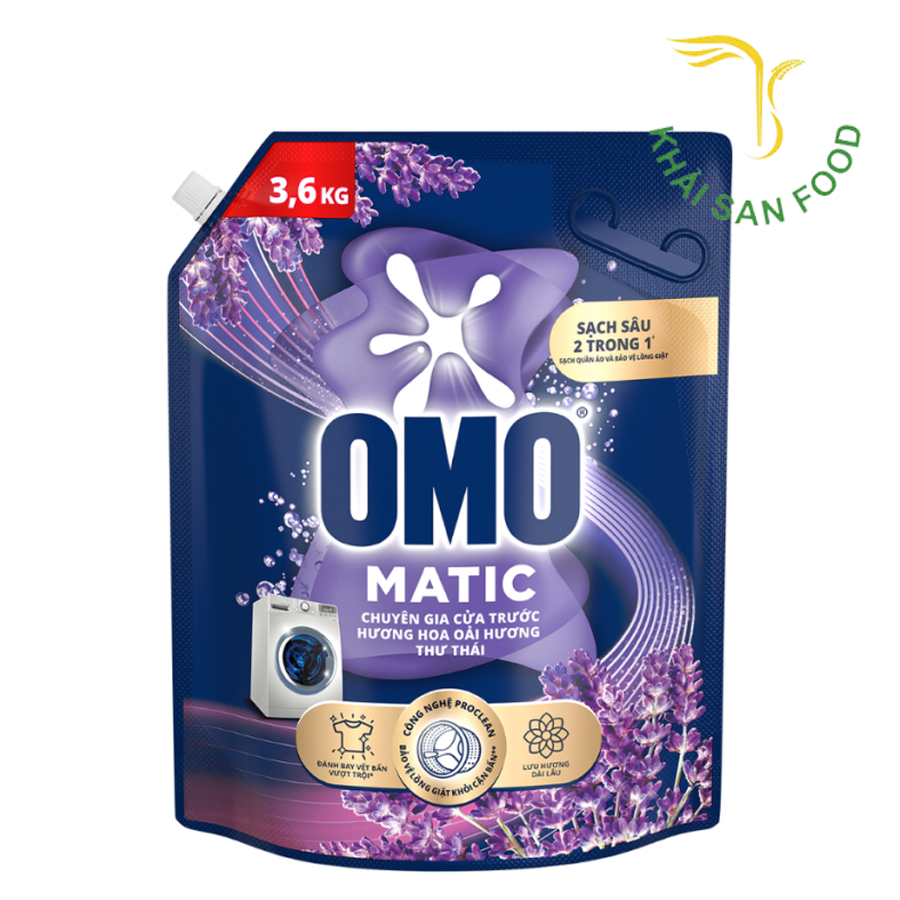 OMO NG Cửa Trước Hương Hoa Oải Hương Thư Thái 3.6Kg