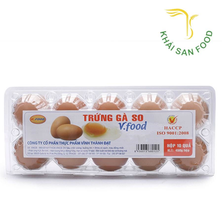 VTD Trứng Gà So (Hộp 10 Quả)