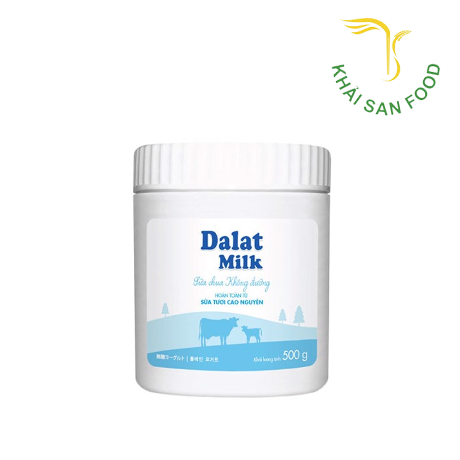 Sữa Chua Không Đường 500g Đà Lạt Milk