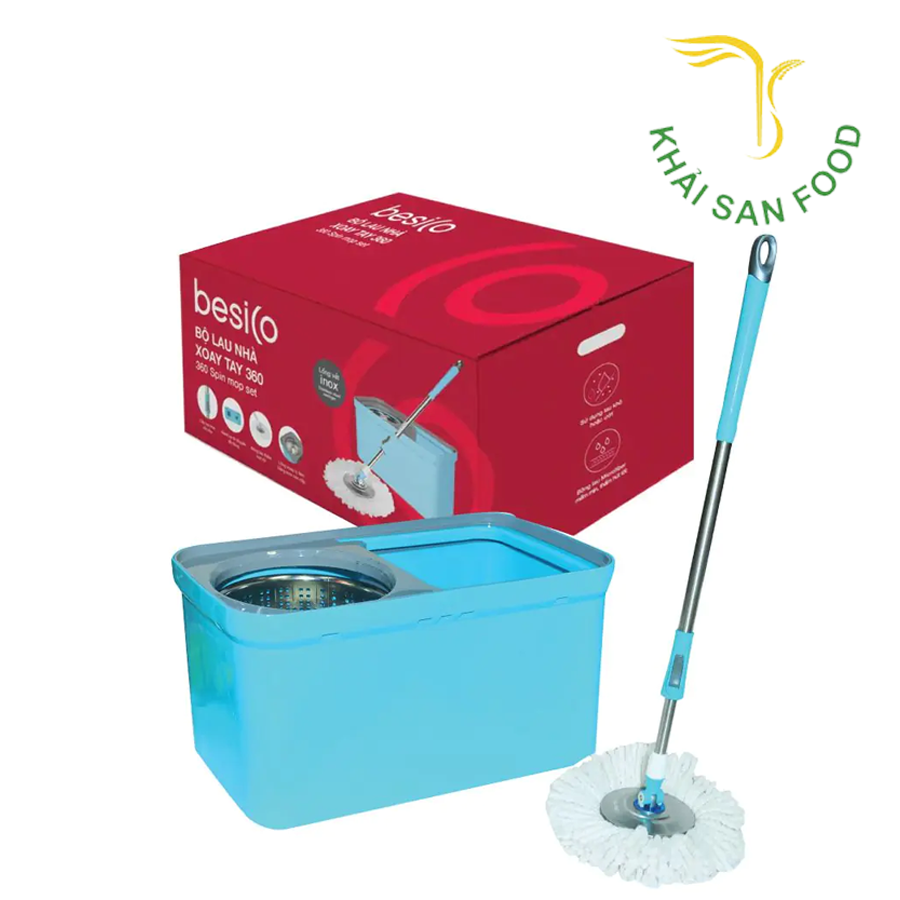 Bộ Lau Nhà 360 Besico Lòng Inox