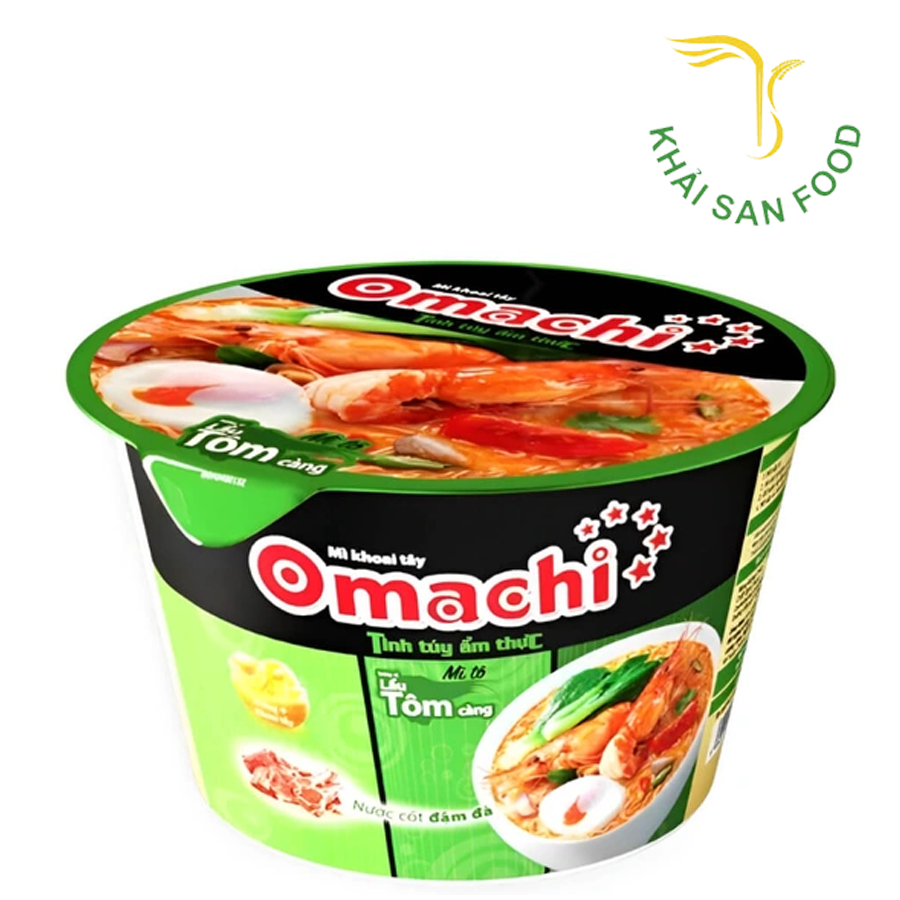 Mì DD Omachi Hương Vị Lẩu Tôm Càng Tô 92g