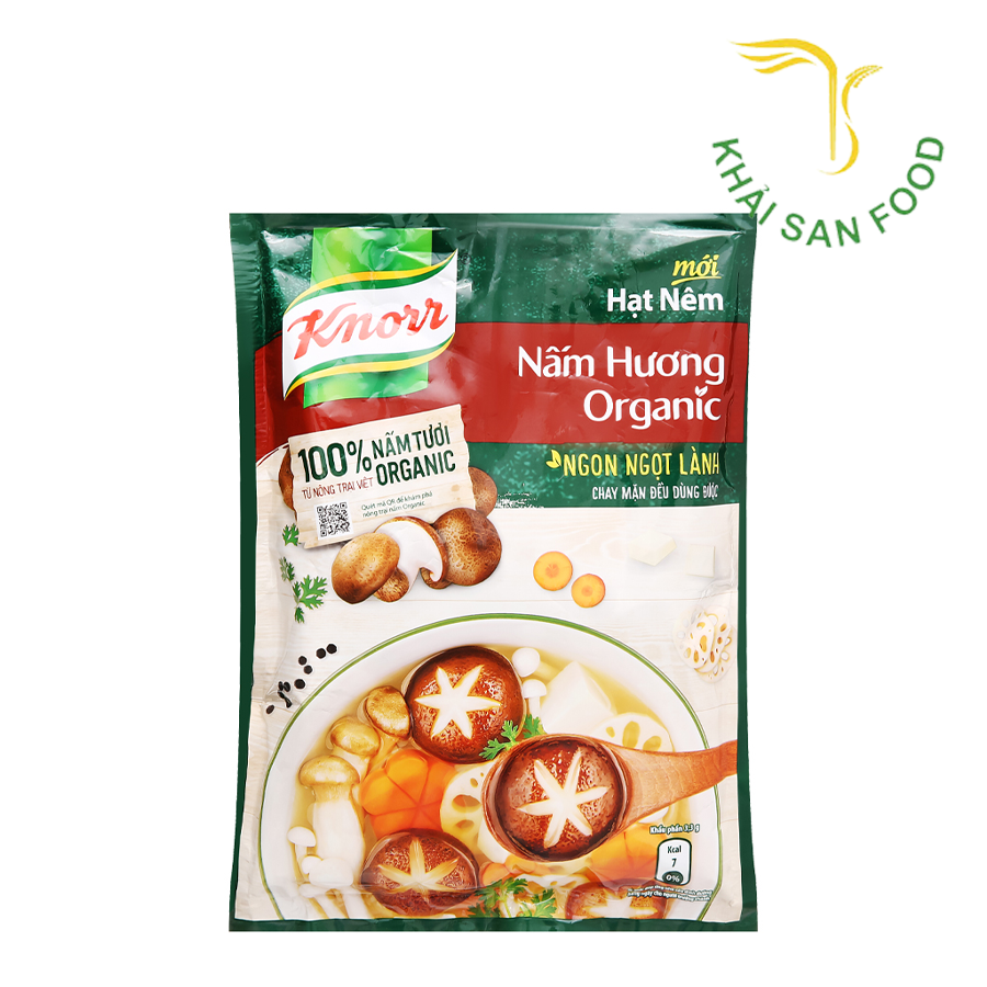 Knorr Hạt Nêm Chay Nấm Hương Organic 170G