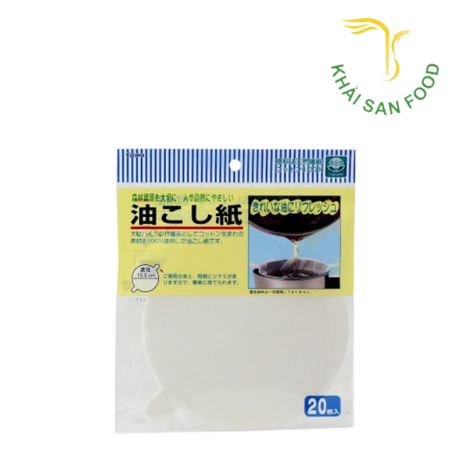 Set 20 Giấy Lọc Cặn Dầu Ăn
