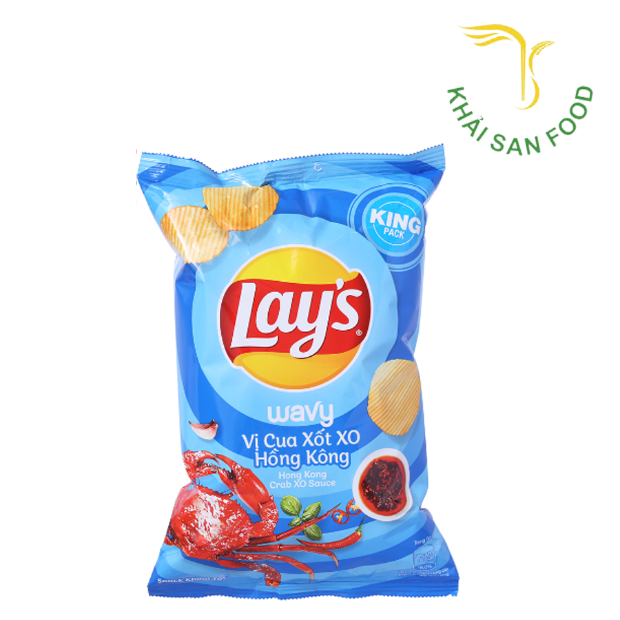 Lays Wavy Vị Cua Xốt XO Hong Kong 32G ( 30G )