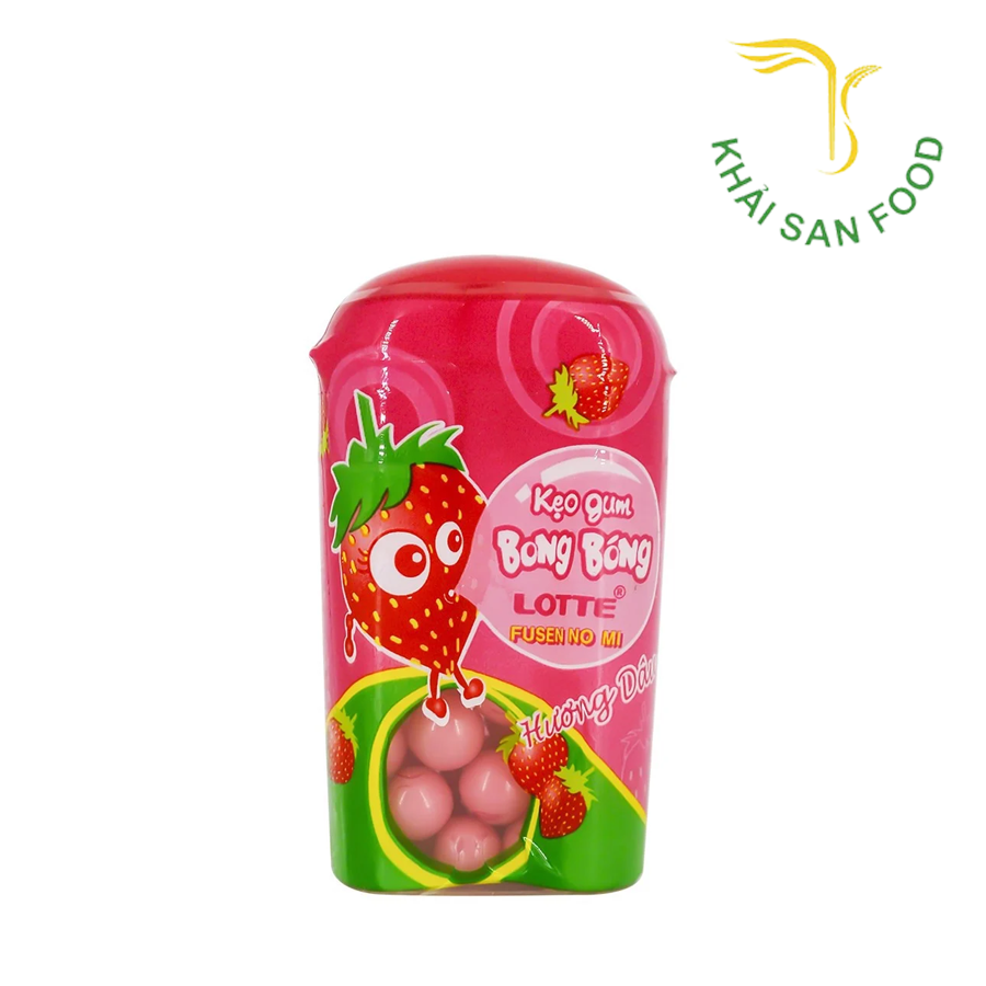 Kẹo Gum Lotte Bong Bóng (Dâu)
