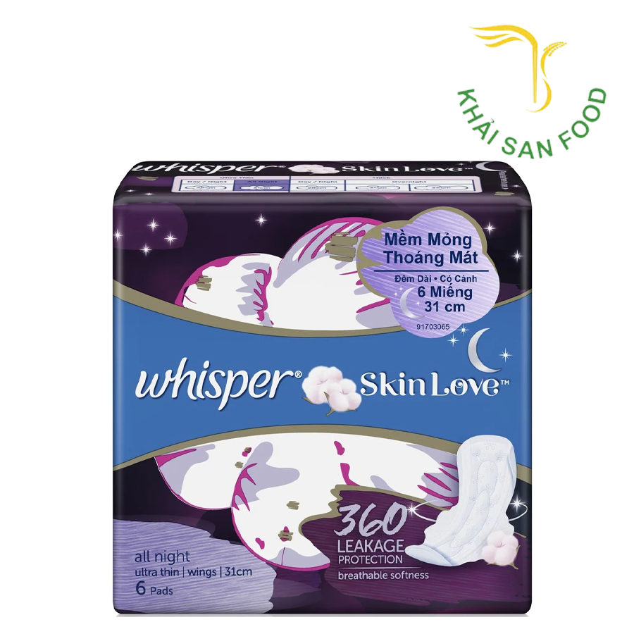 Whisper Mềm Mỏng Cánh Đêm 31Cm