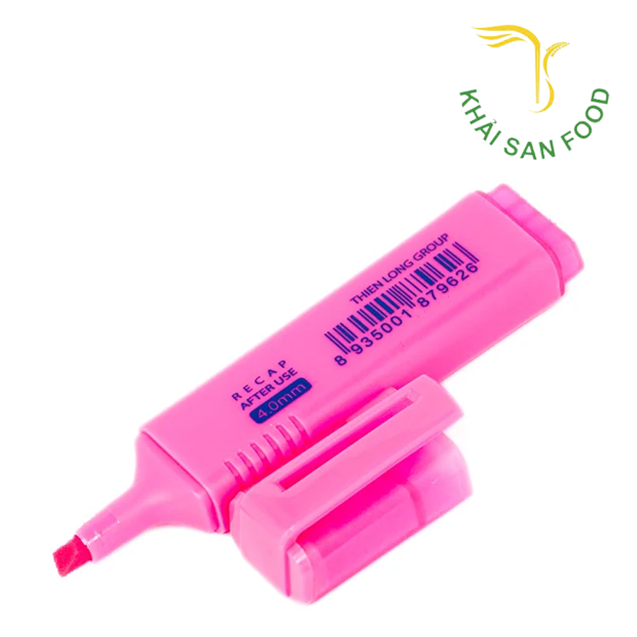 Bút Dạ Quang FO-HL05/VN Hồng Hộp 10