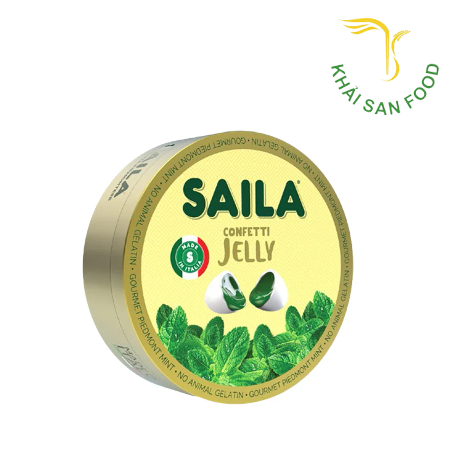 Kẹo Ngậm Nhân Thạch Vị Bạc Hà Saila 75G
