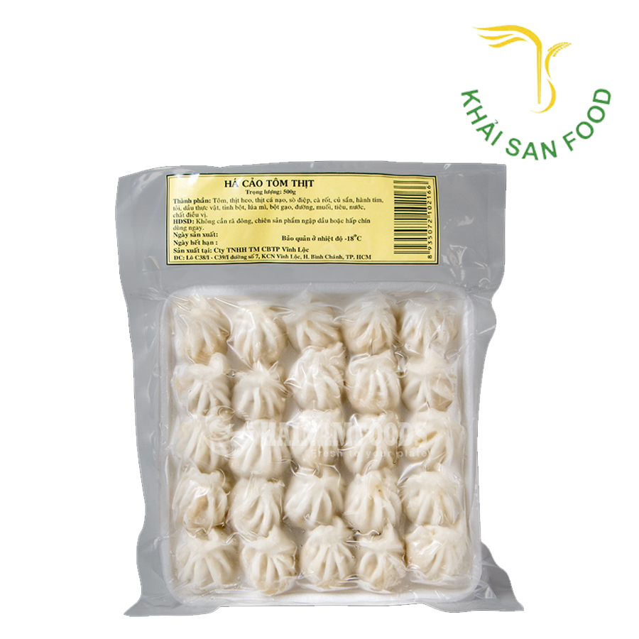 Hải Nam Há Cảo Tôm Thịt 500G