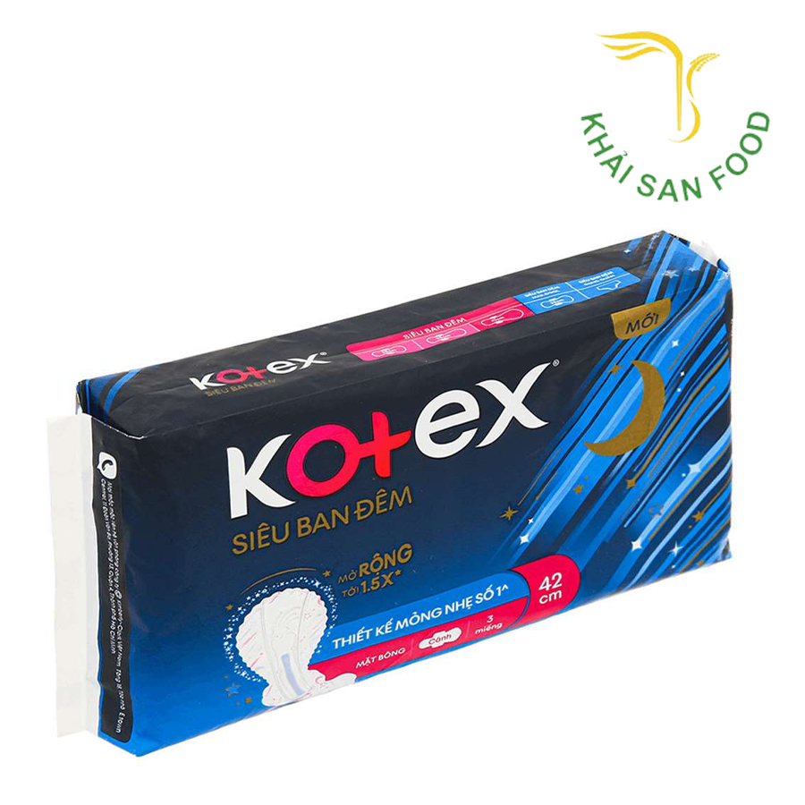 Kotex Siêu Ban Đêm 42Cm 3M