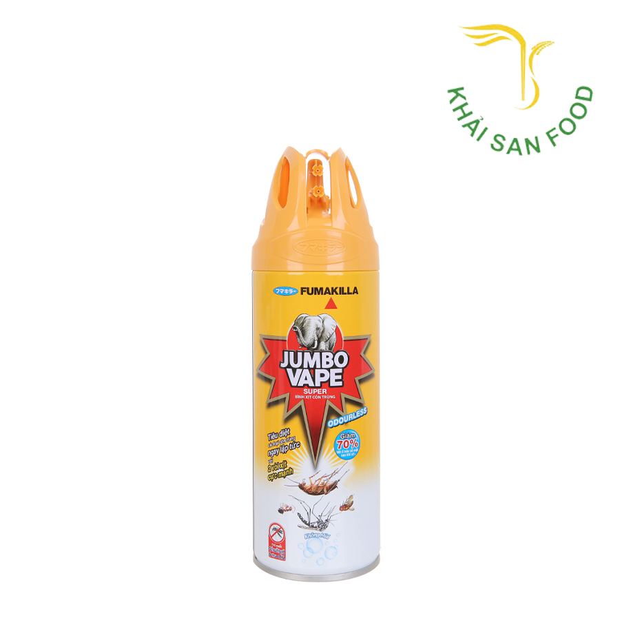 Jumbo Vape Xịt Côn Trùng 300ML (Odourless)