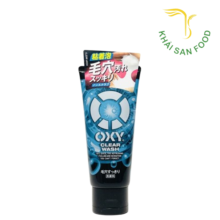 Sữa Rửa Mặt Làm Sạch, Dưỡng Ẩm Cho Nam Oxy Clear Wash (130g)