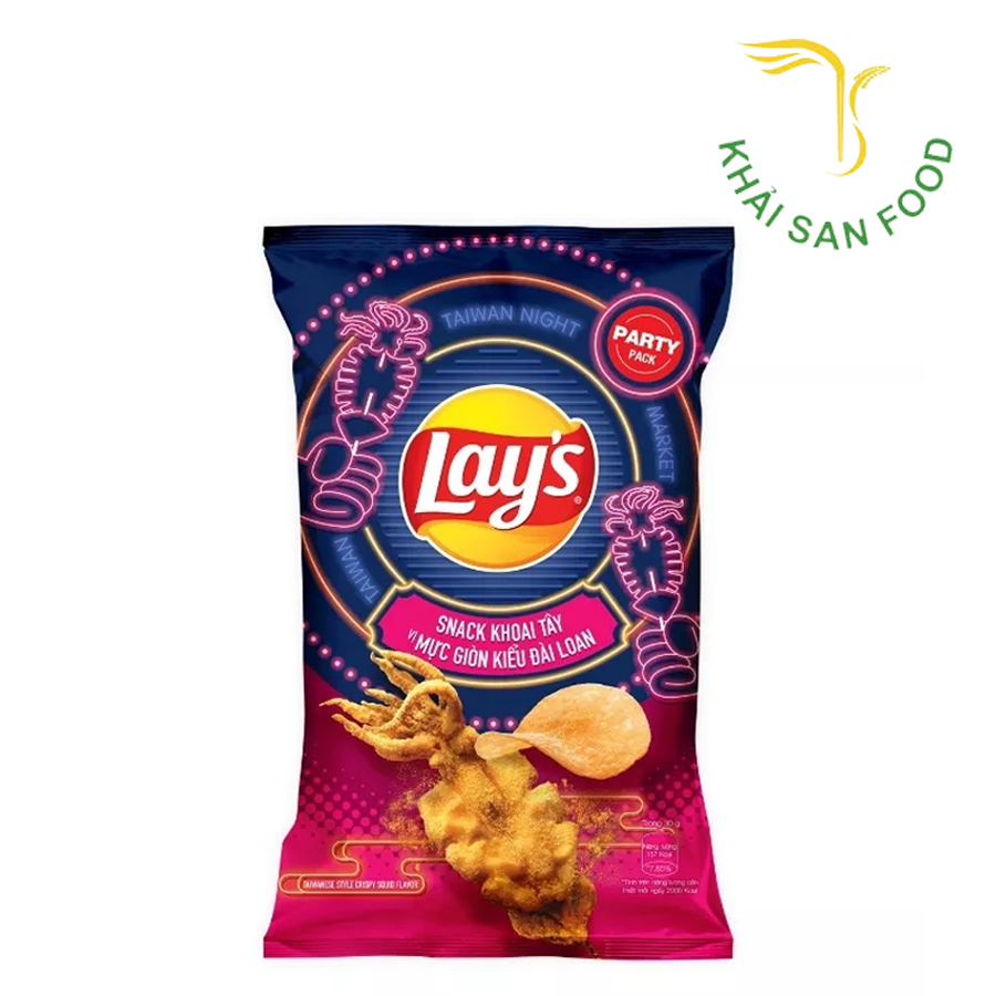 Lay's Vị Mực Giòn Đài Loan 88g