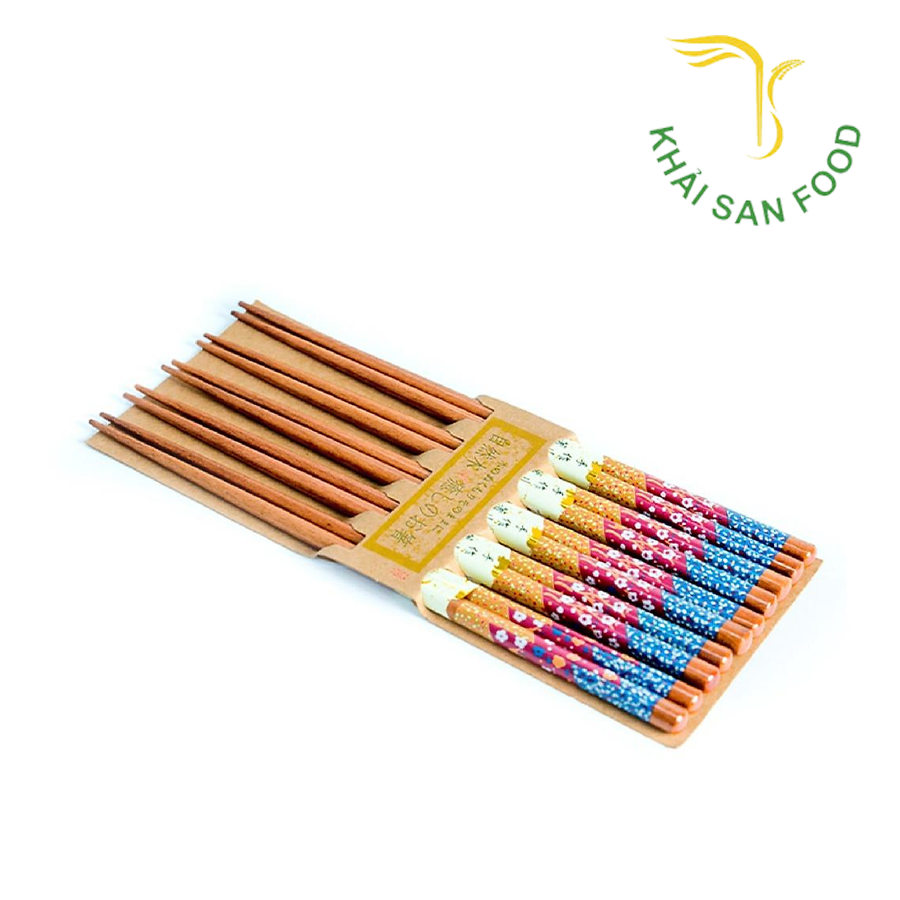 Đũa Gỗ Nhật Bản Vỉ 5 Đôi Konkusai - 23B