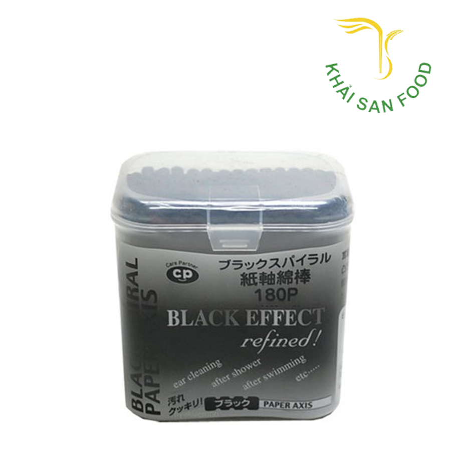 Hộp 180 Bông Ngoáy Tai Kháng Khuẩn (Đầu Xoắn Ốc)