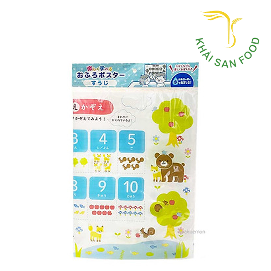 Miếng Dán Nhà Tắm Cho Bé ( Mẫu Số Đếm )