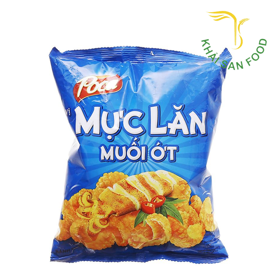 Poca Vị Mực Lăn Muối Ớt 60G