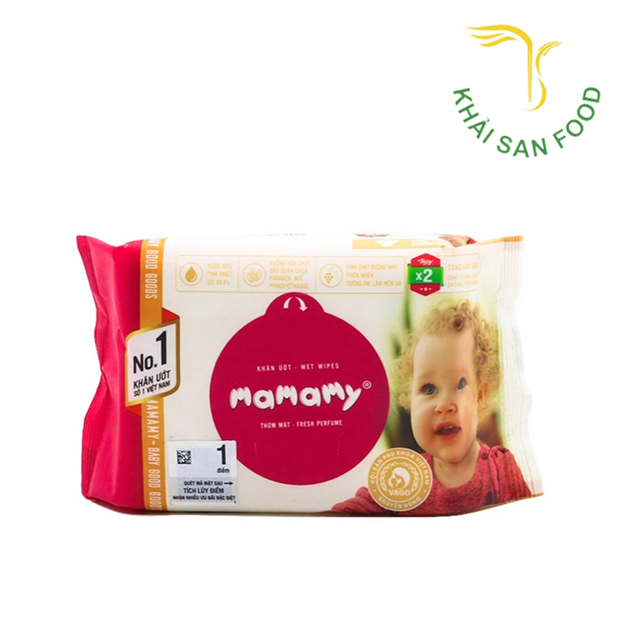 TP Khăn Ướt Mamamy 30 Tờ Mùi