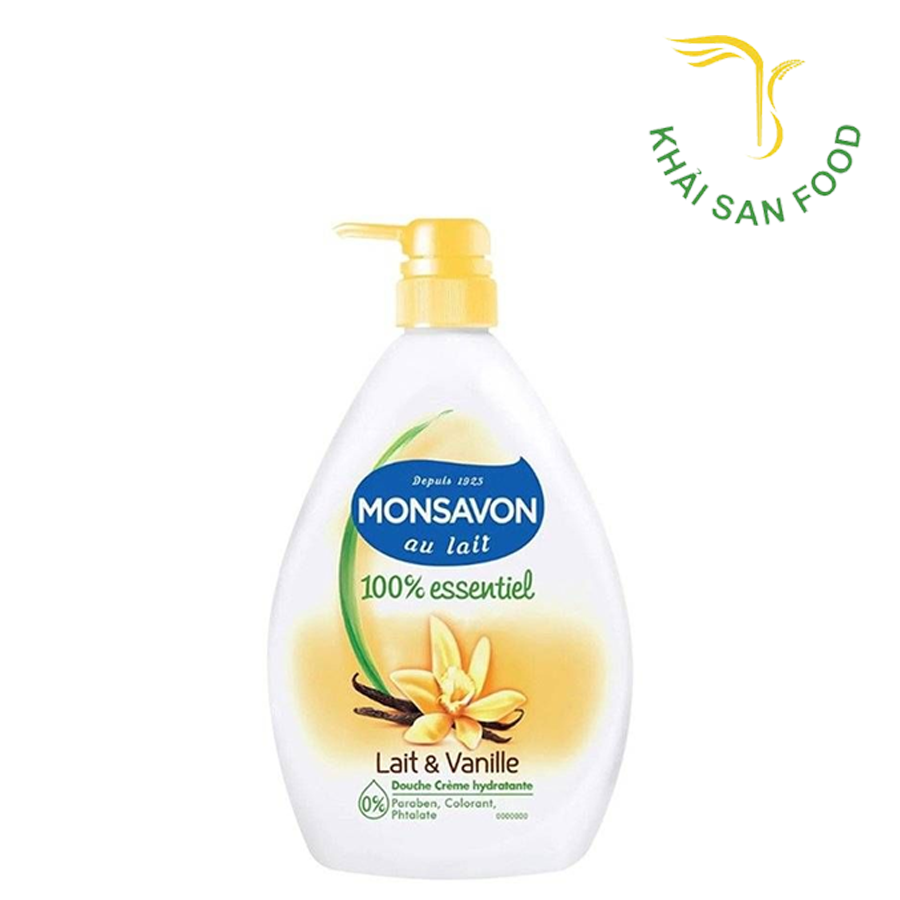 Monsavon Sữa Tắm Chiết Xuất Sữa & Hoa Vani 1L