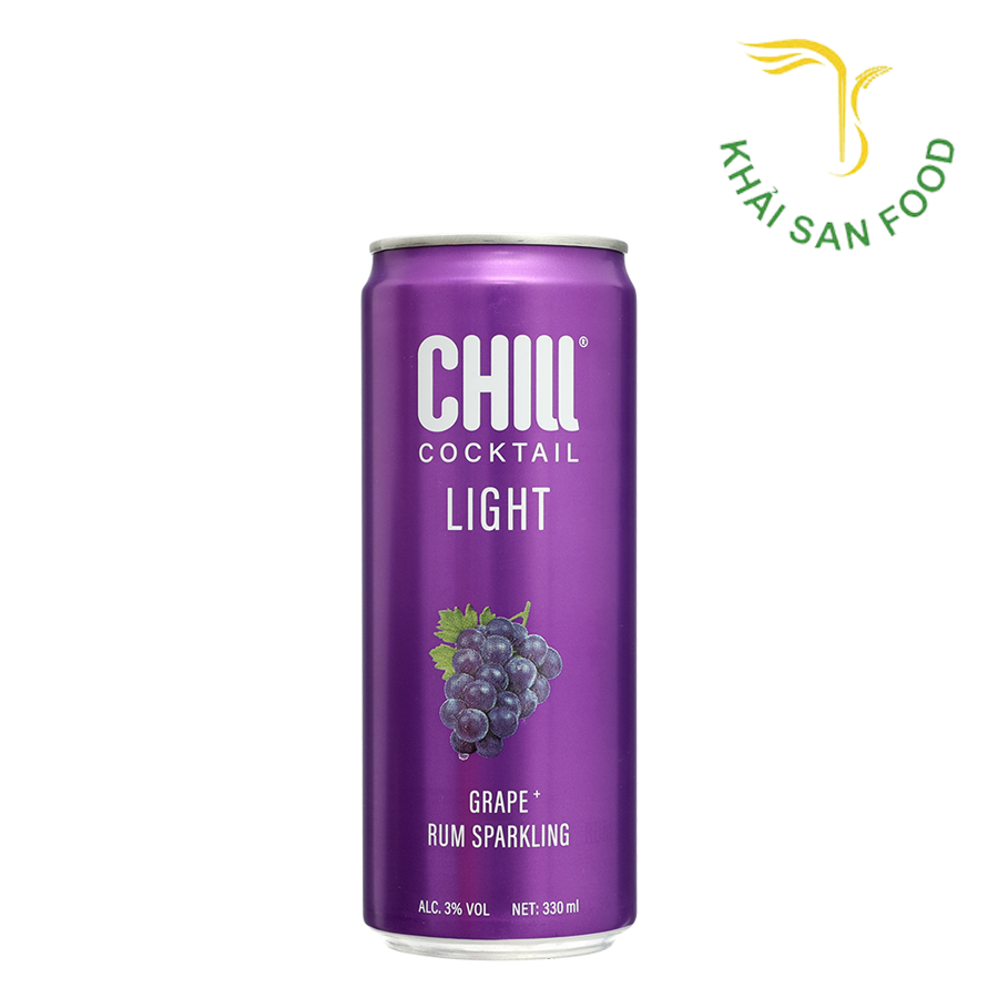 Chill Cocktail Light Grape & Rum 330Ml