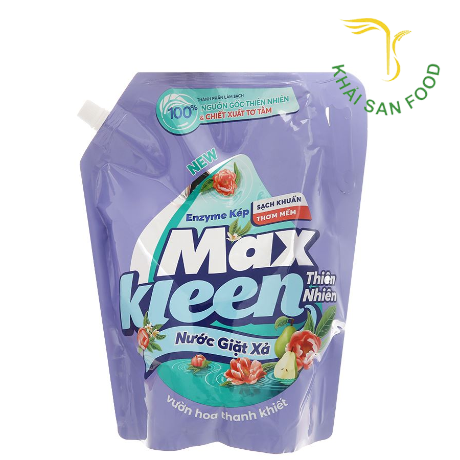Maxkleen Nước Giặt Xả Thiên Nhiên Túi 2.2Kg