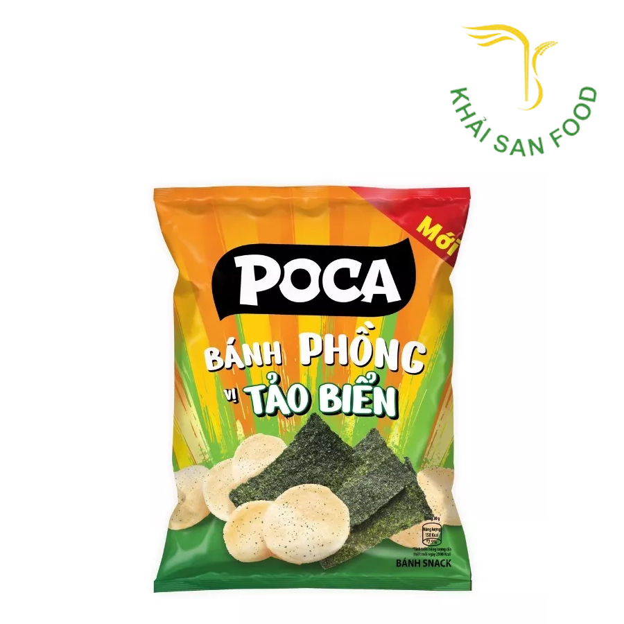 Poca Bánh Phồng Tôm Vị Tảo Biển 60g