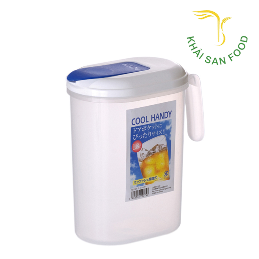 Bình Đựng Nước 1.8l Có Tay Cầm Nakaya ( Nắp Trắng)