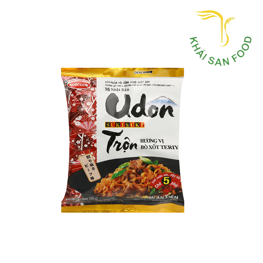 Mì Udon Trộn Vị Bò Teriyaki