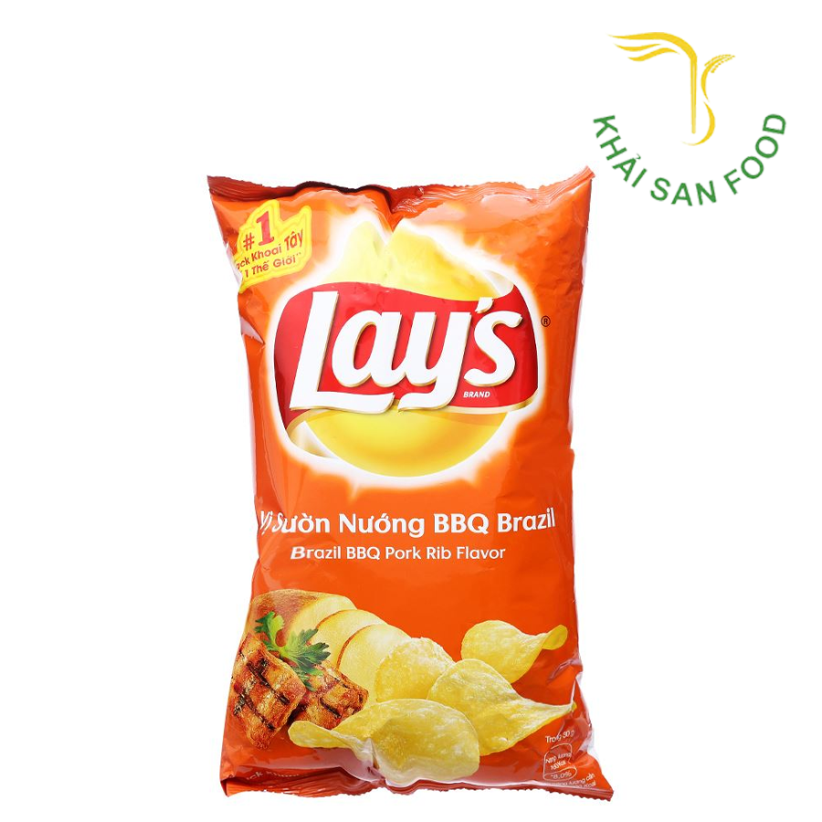 Lay's Vị Sườn Nướng BBQ Brazil 32G 16x10 ( 30G )