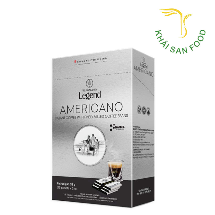 Cà Phê Legend Americano - Hộp 15 Gói