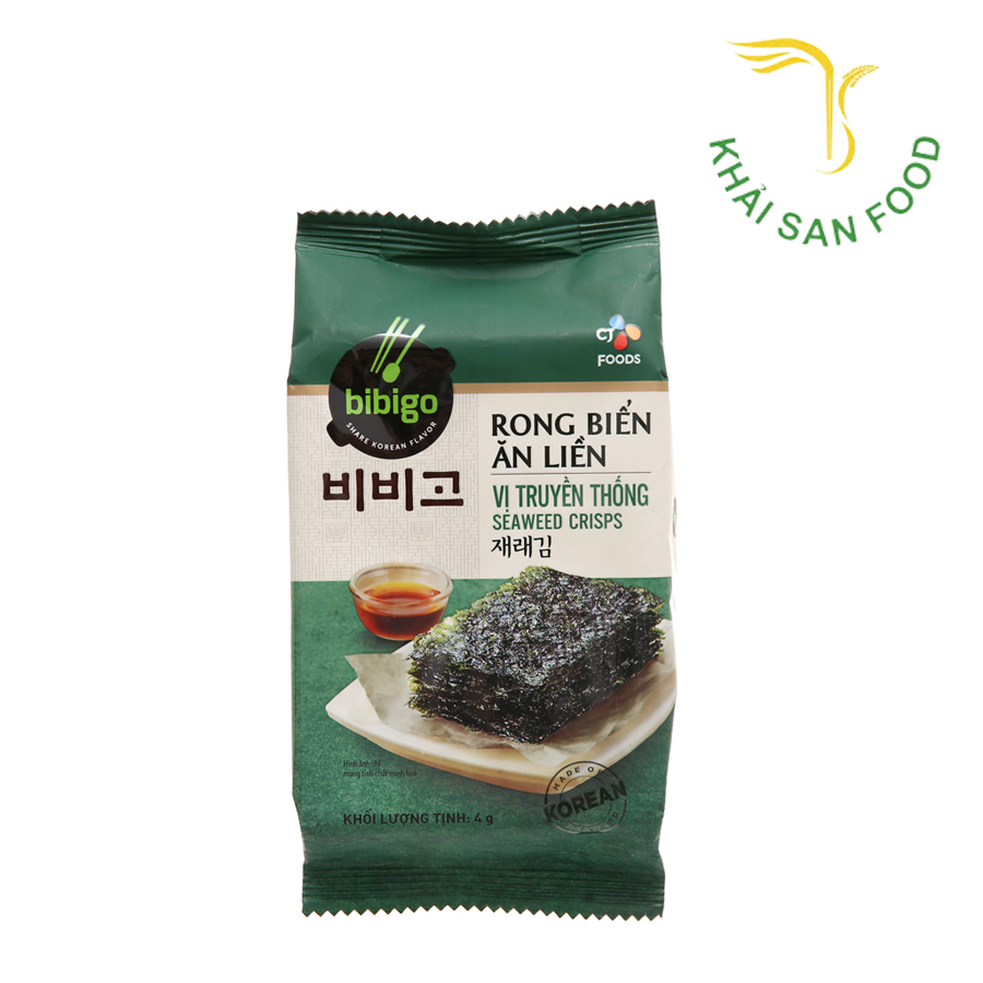 Rong Biển Ăn Liền Bibigo 4G(Vị Truyền Thống)