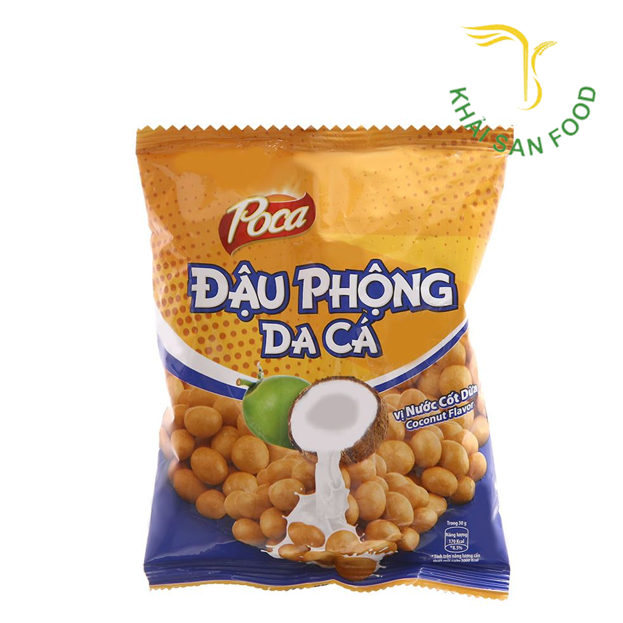 Poca Đậu Phộng Da Cá Nuớc Cốt Dừa 75G ( 68G )