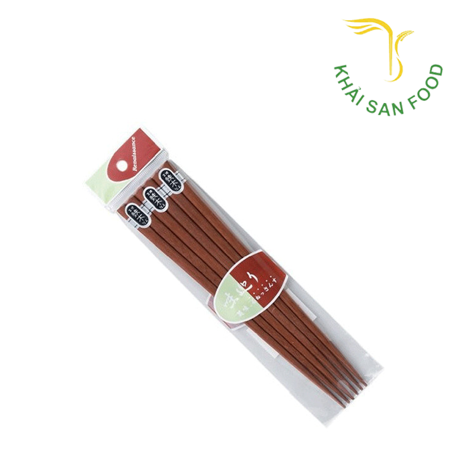 Set 3 Đôi Đũa Gỗ 22.5Cm (Loại Dày)