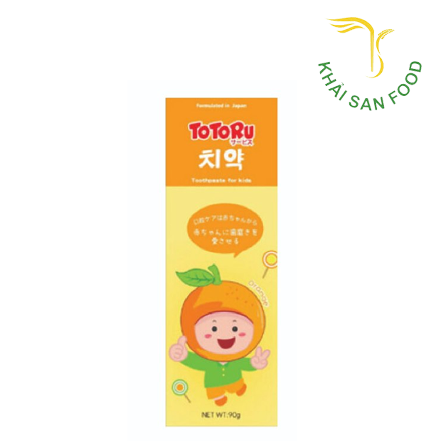 Kem Đánh Răng Trẻ Em 90g Totoru-Vị Cam