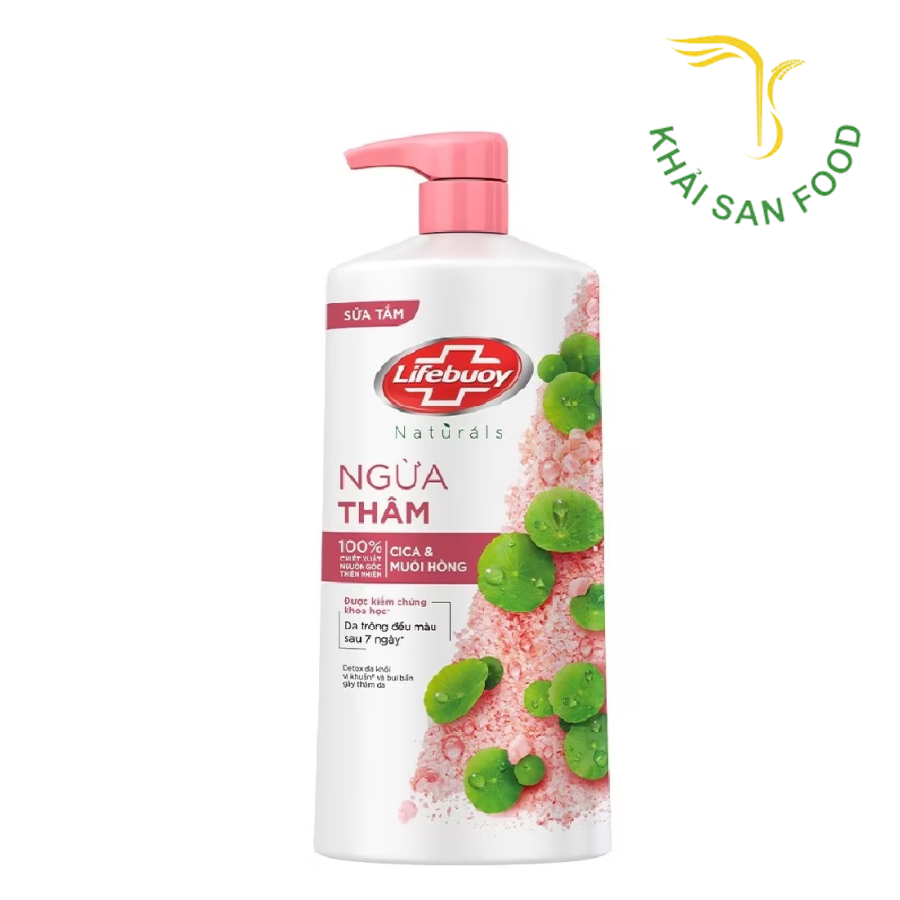 Lifebuoy Sữa Tắm Cica & Muối Hồng 800g