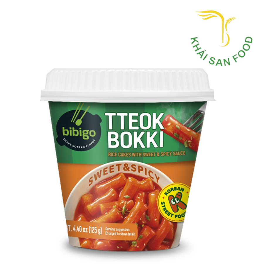 Bibigo Bánh Gạo Vị Cay Ngọt 125g