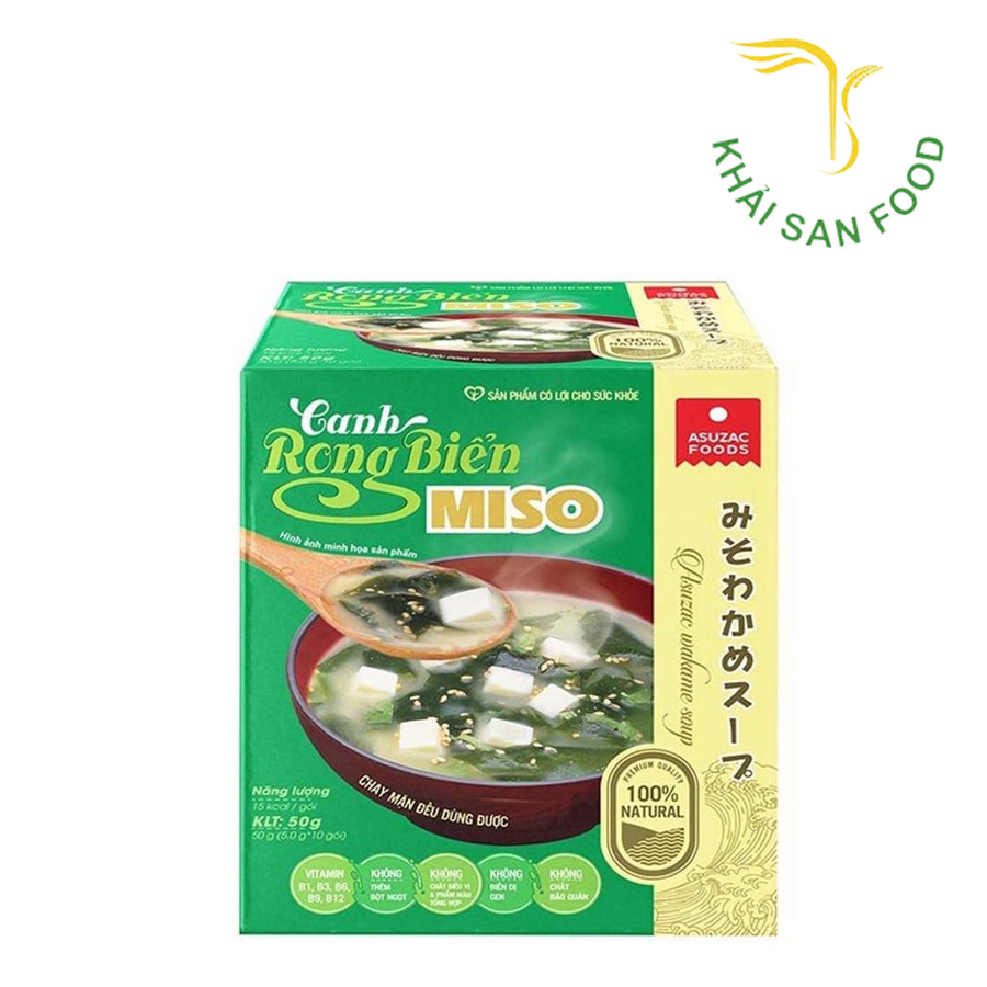 Soup miso ăn liền rong biển Wakame Hikari Miso 23.2g*60