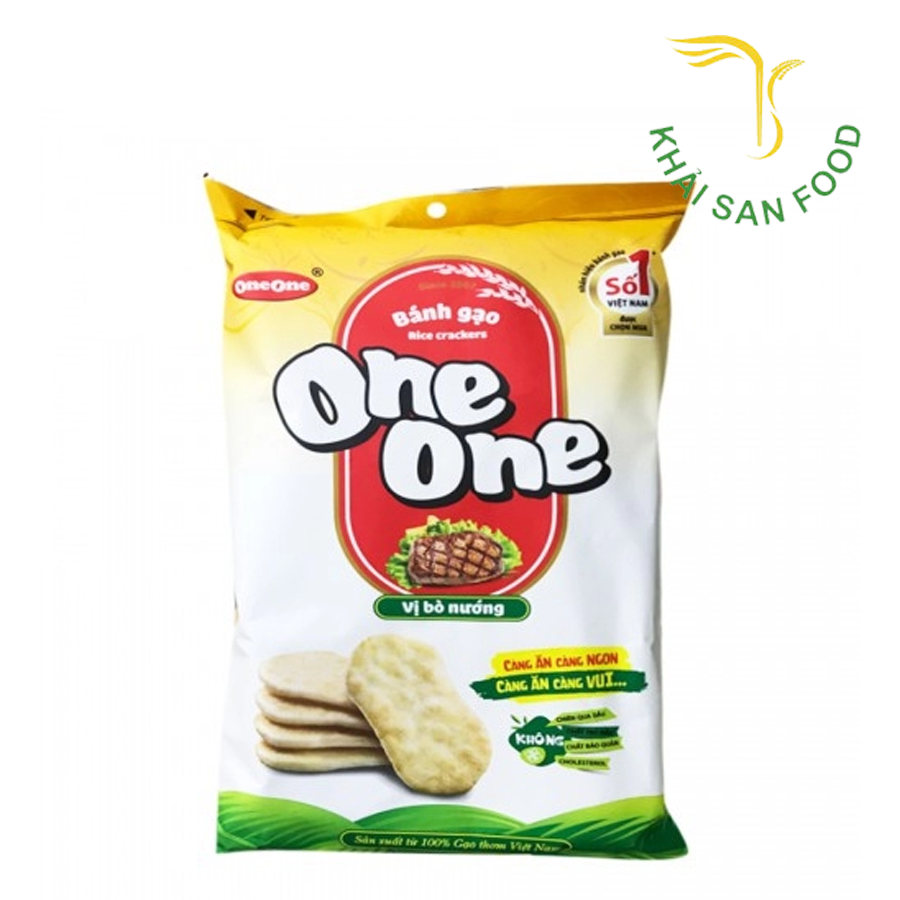 Bánh Gạo One One Bò Nướng 150g