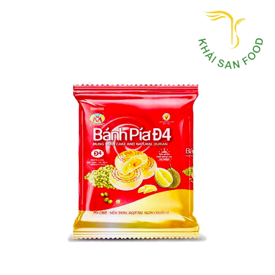 Bánh Pía Đậu Xanh Sầu Riêng Có Trứng D4 90g