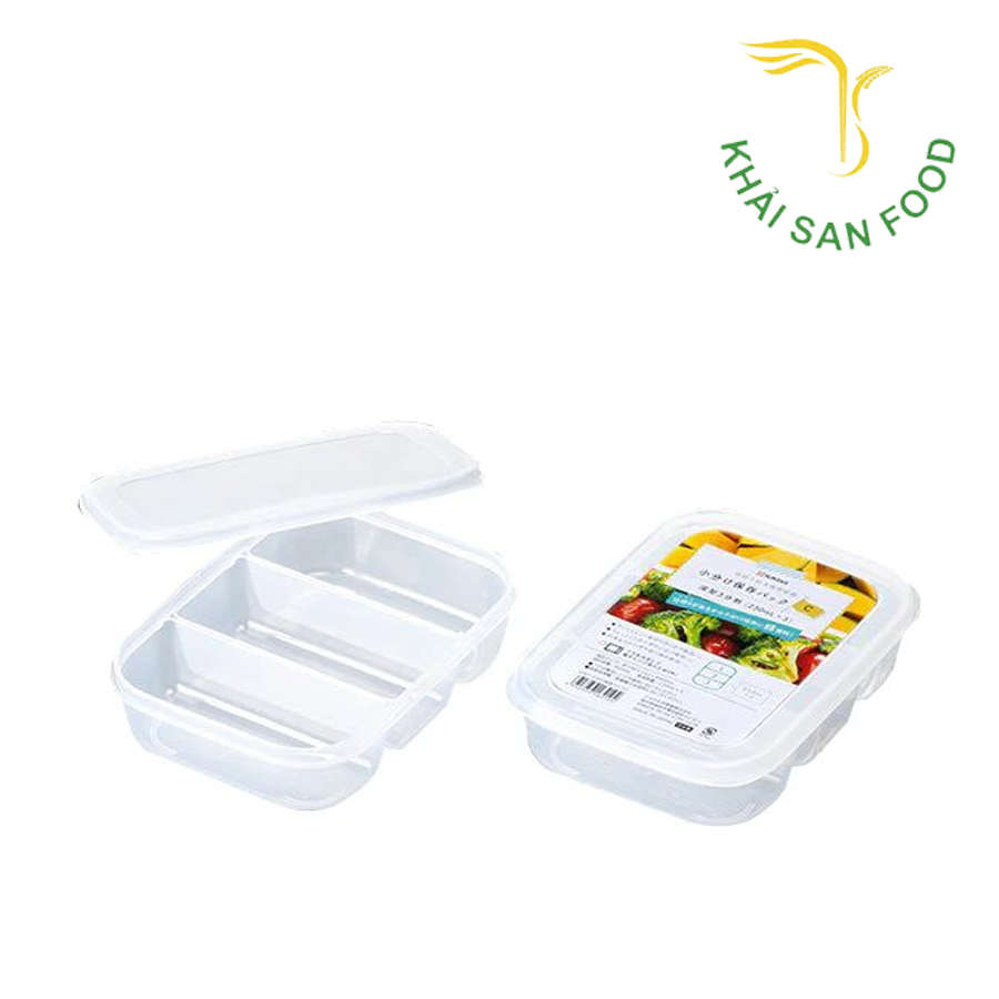 Hộp Nhựa Thực Phẩm 3 Ngăn 700ml Nakaya