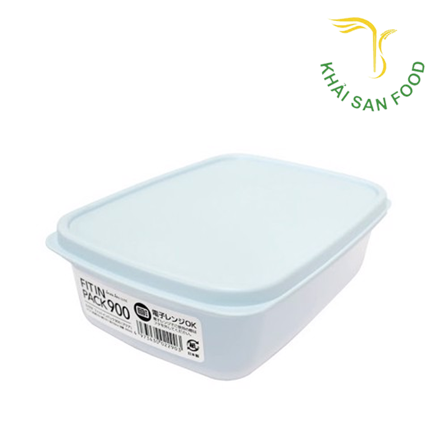 Hộp Nhựa Nắp Dẻo 900ml Xanh Mint